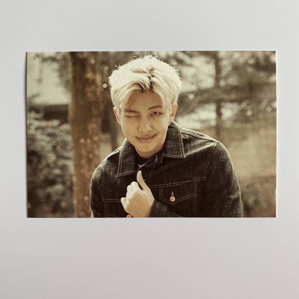BTS確認用 BTS ZIP CODE 22920 2ND MUSTER FAN CLUB MINI PHOTOCARD - RM (4/7)